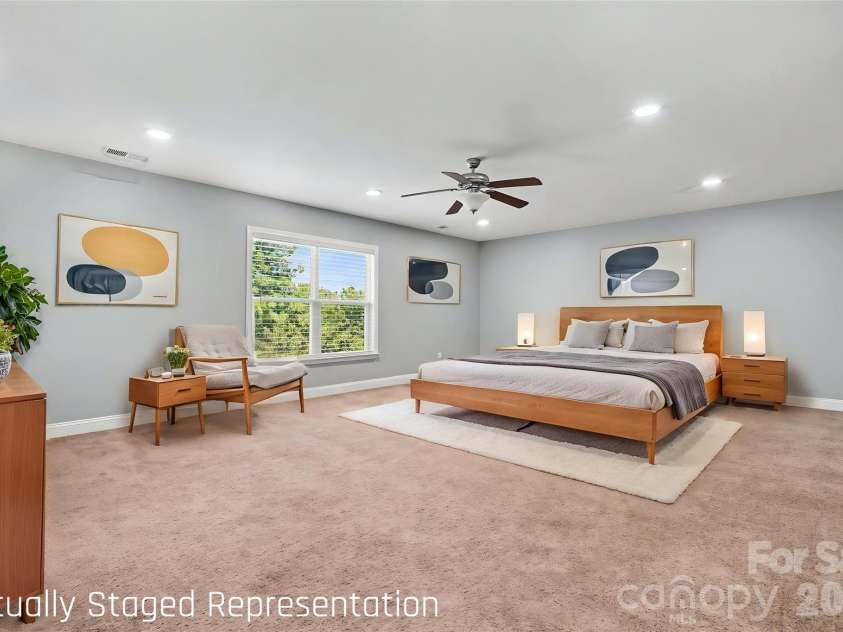 325 Mount Side Way, Fort Mill, SC 29715.  MLS# CAR4418360, YatesRealty ID 24547. Primary Bedroom *Virtually Staged*