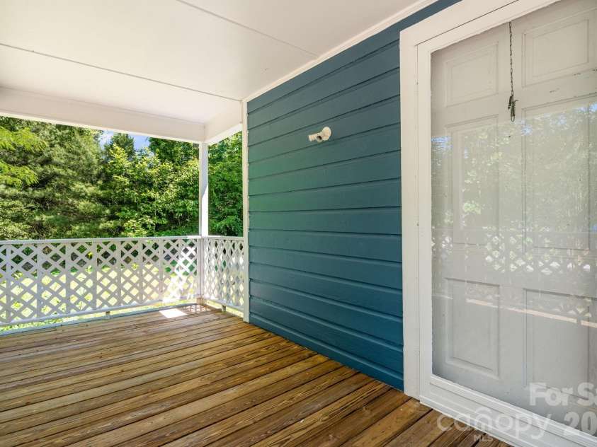 141 Coxe Road, Rutherfordton, NC 28139.  MLS# CAR4383067, YatesRealty ID 24548. Back Porch 