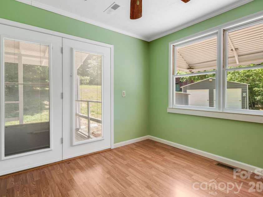 141 Coxe Road, Rutherfordton, NC 28139.  MLS# CAR4383067, YatesRealty ID 24548. Outdoor view from Dining Room
