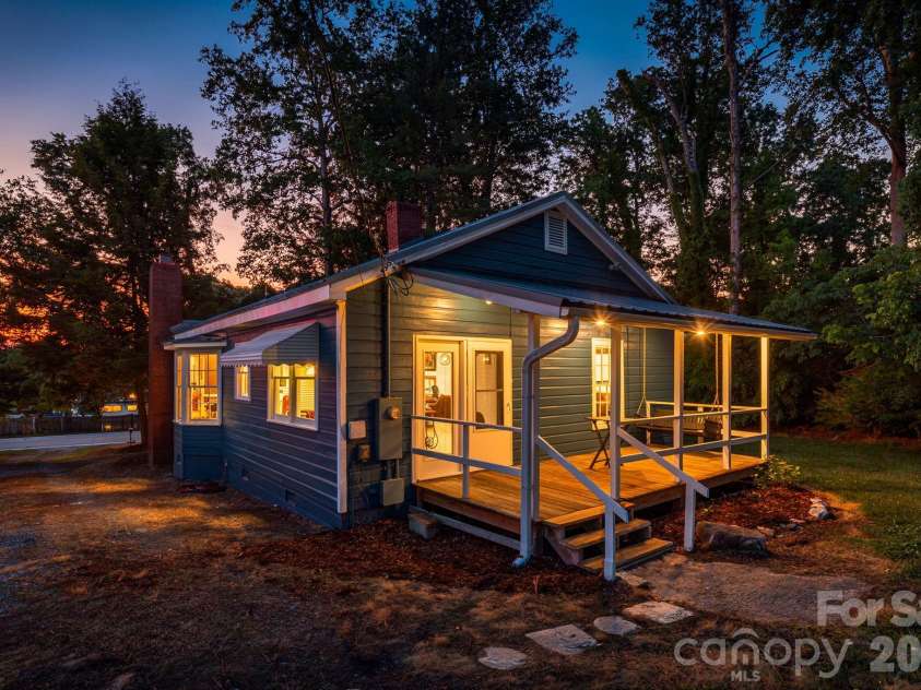 141 Coxe Road, Rutherfordton, NC 28139.  MLS# CAR4383067, YatesRealty ID 24548. Rear View - Virtual Twilight