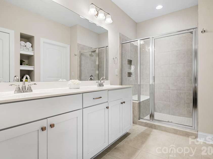 6296 Raven Rock Drive, Denver, NC 28037.  MLS# CAR4195709, YatesRealty ID 2455. Master Bathroom Double Vanity
