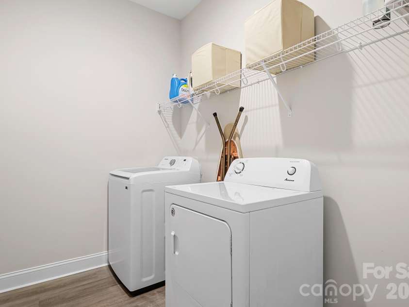 6296 Raven Rock Drive, Denver, NC 28037.  MLS# CAR4195709, YatesRealty ID 2455. Walk in Laundry room with Shelving