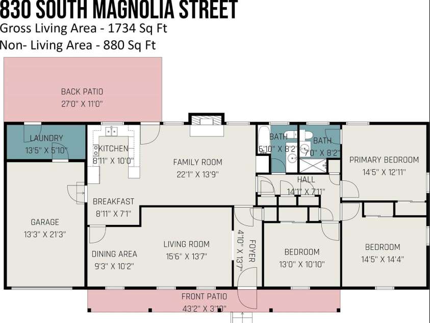830 Magnolia Street, Mooresville, NC 28115.  MLS# CAR4328561, YatesRealty ID 2456. 