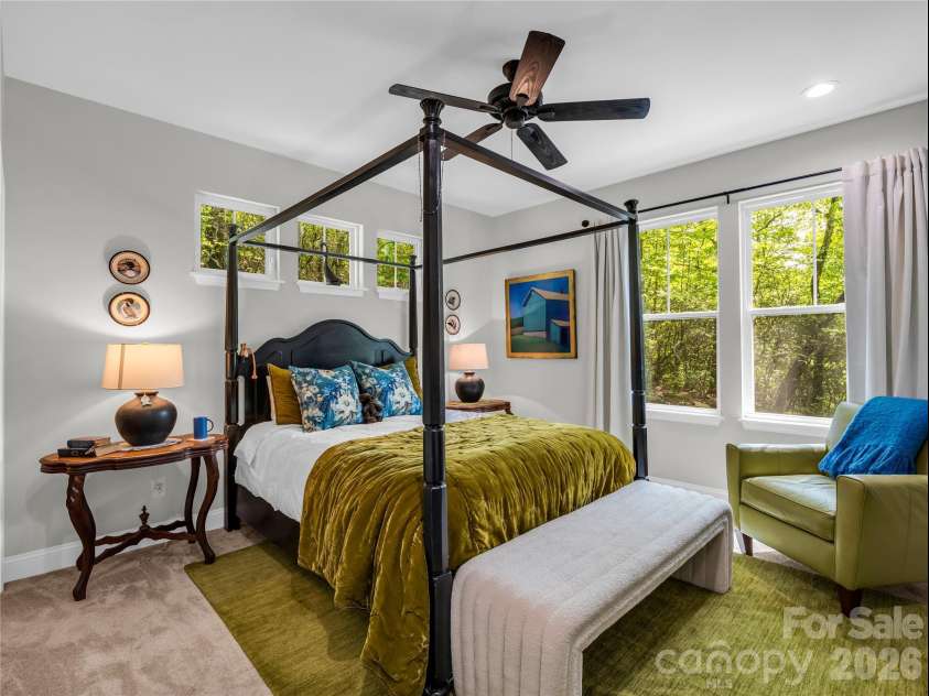 737 Melrose Mountain Road, Tryon, NC 28782.  MLS# CAR4380872, YatesRealty ID 24564. Bedroom Main Level 1