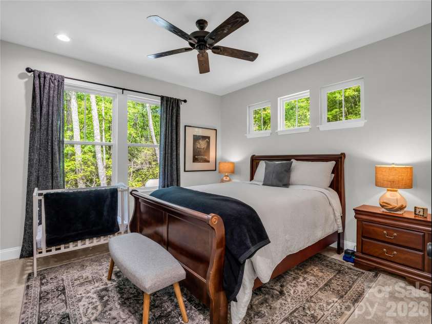 737 Melrose Mountain Road, Tryon, NC 28782.  MLS# CAR4380872, YatesRealty ID 24564. Bedroom Main Level 2