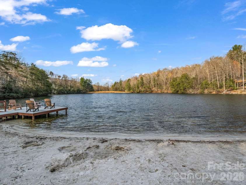 737 Melrose Mountain Road, Tryon, NC 28782.  MLS# CAR4380872, YatesRealty ID 24564. Swimming Lake