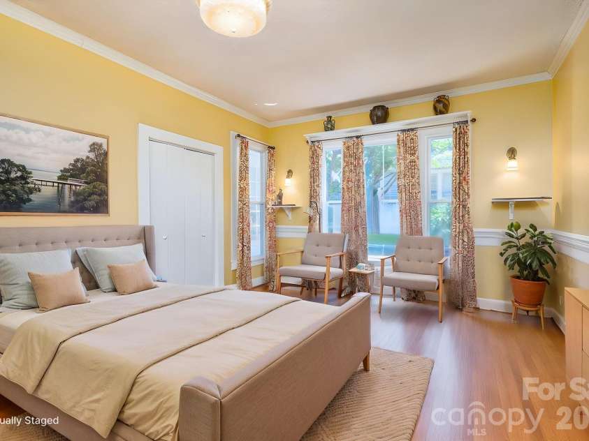 314 Cedar Street, Lincolnton, NC 28092.  MLS# CAR4381712, YatesRealty ID 24565. Sitting room virtually staged as a bedroom