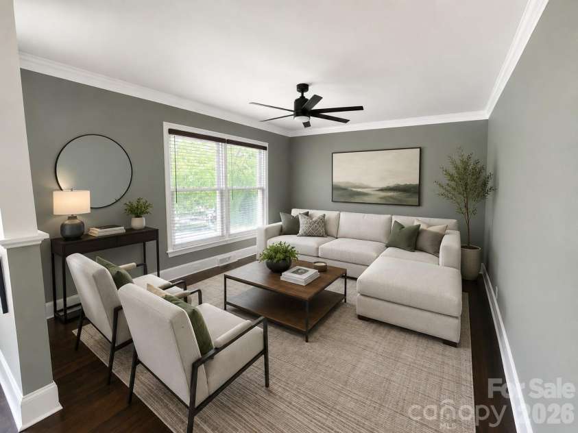 7113 Sterncrest Place, Charlotte, NC 28210.  MLS# CAR4402347, YatesRealty ID 24566. Virtually Staged