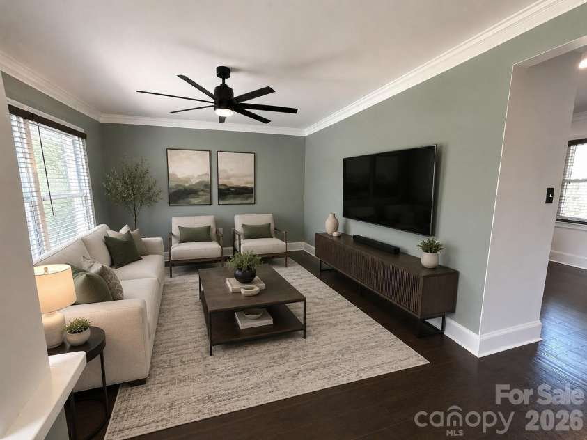 7113 Sterncrest Place, Charlotte, NC 28210.  MLS# CAR4402347, YatesRealty ID 24566. Virtually Staged