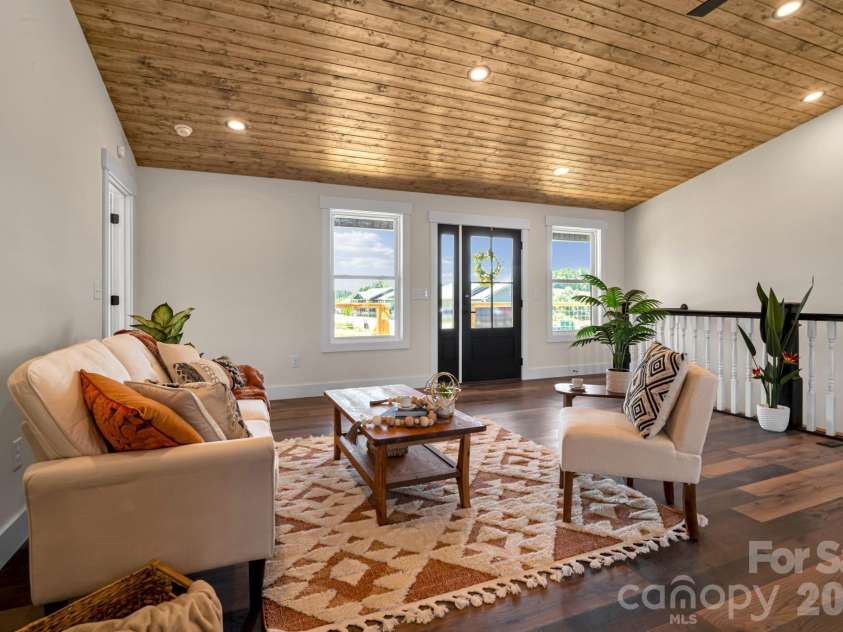 33 Pilgrims Path Lane, Alexander, NC 28701.  MLS# CAR4374090, YatesRealty ID 24567. Open Concept Living Area