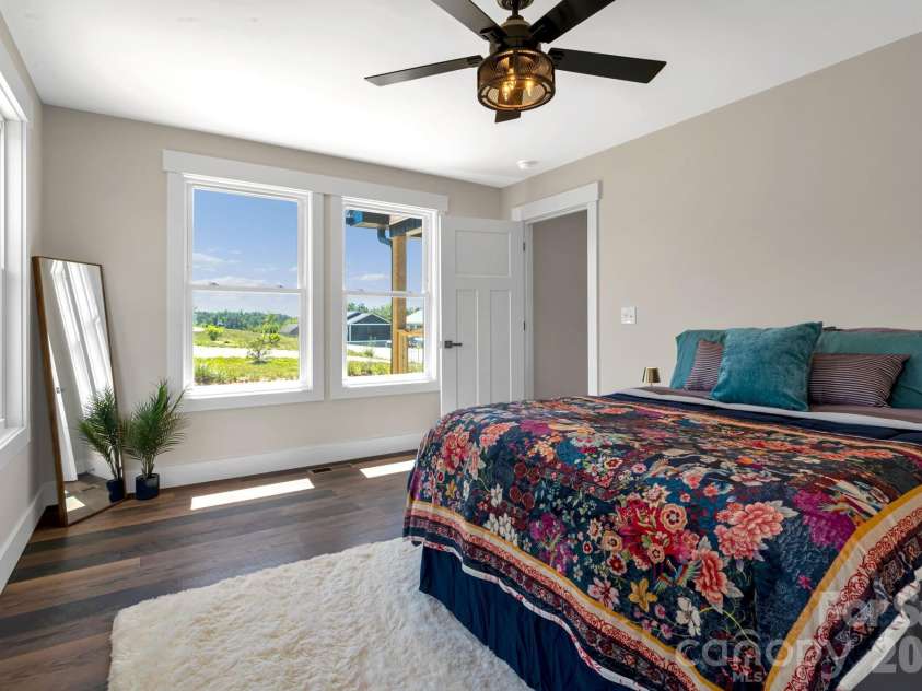 33 Pilgrims Path Lane, Alexander, NC 28701.  MLS# CAR4374090, YatesRealty ID 24567. Primary Bedroom