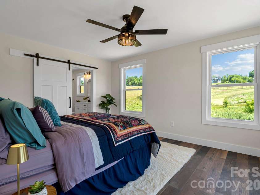 33 Pilgrims Path Lane, Alexander, NC 28701.  MLS# CAR4374090, YatesRealty ID 24567. Primary Bedroom