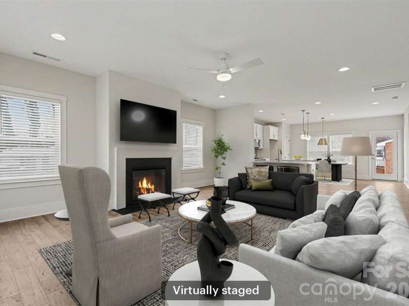 4768 Americana Avenue, Charlotte, NC 28215.  MLS# CAR4342120, YatesRealty ID 2457. Main Floor (virtually staged)