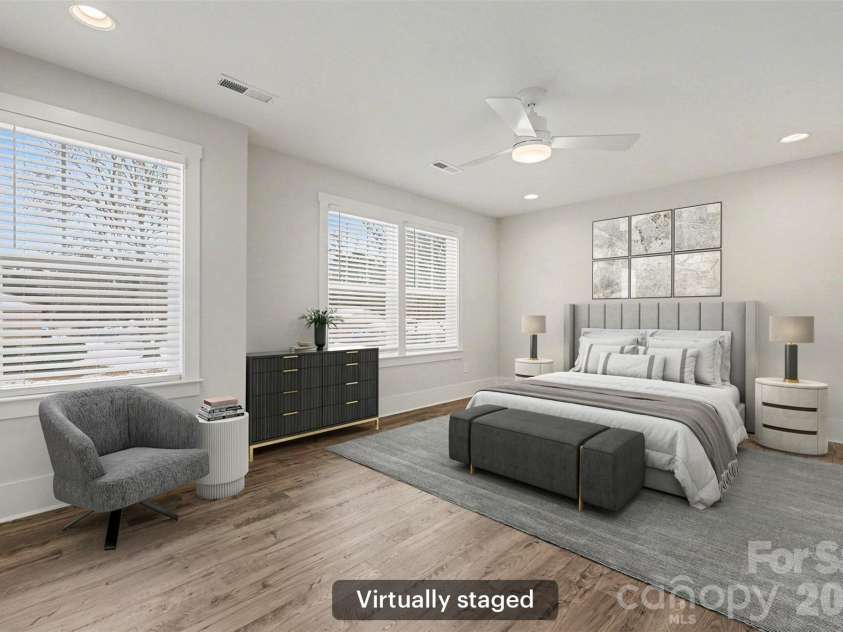 4768 Americana Avenue, Charlotte, NC 28215.  MLS# CAR4342120, YatesRealty ID 2457. Primary Suite (virtually staged)