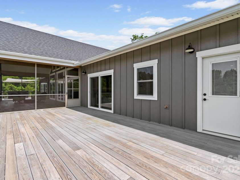 41 Bell Sprinkle Road, Weaverville, NC 28787.  MLS# CAR4268060, YatesRealty ID 24576. Expansive deck space