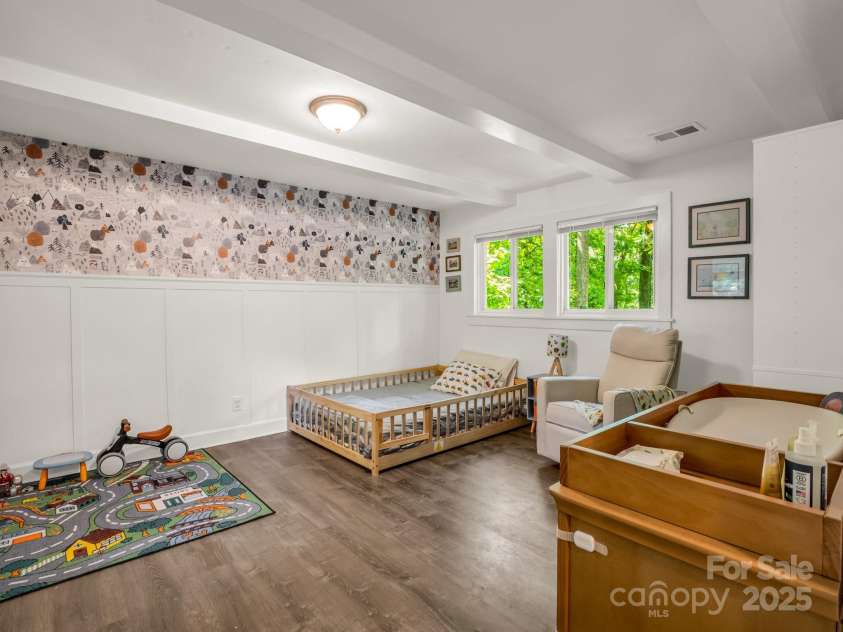 1463 Carolina Drive, Tryon, NC 28782.  MLS# CAR4275838, YatesRealty ID 24578. Second bedroom on the main level