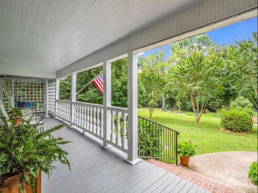 55 Lanier Street, Tryon, NC 28782.  MLS# CAR4276208, YatesRealty ID 24579. Nicely landscaped with 2.6 acres
