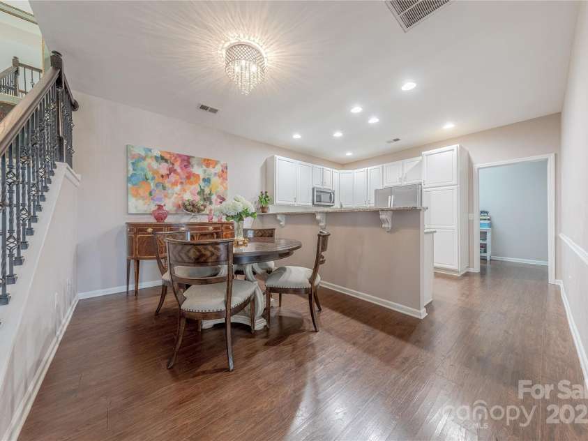 8603 Bookwalter Court, Charlotte, NC 28277.  MLS# CAR4286870, YatesRealty ID 24586. Dining Space