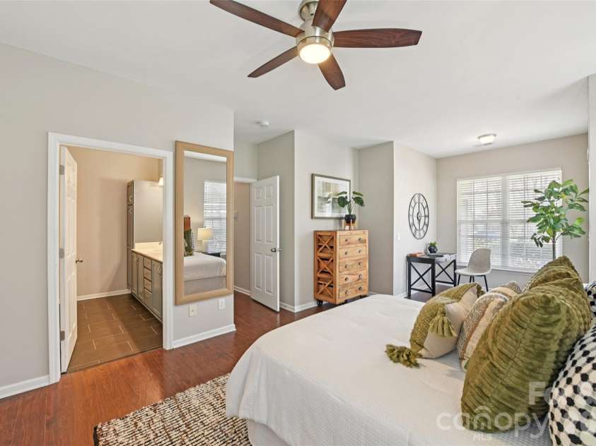 8603 Bookwalter Court, Charlotte, NC 28277.  MLS# CAR4340517, YatesRealty ID 24586. 1st Floor Primary Bedroom