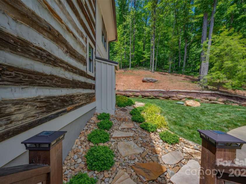 54 Holland Drive, Columbus, NC 28722.  MLS# CAR4309470, YatesRealty ID 2459. View off the steps of the front porch