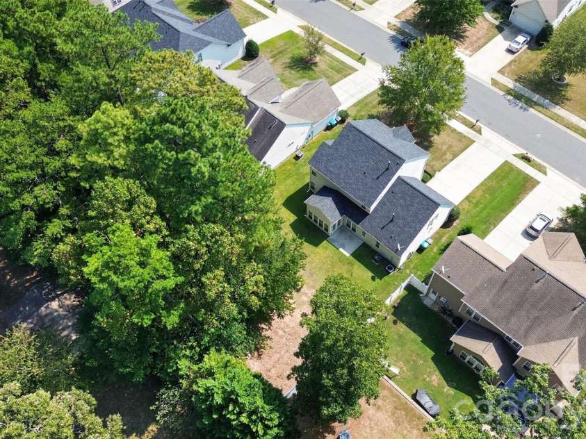 7709 Greylock Ridge Road, Matthews, NC 28105.  MLS# CAR4425798, YatesRealty ID 24593. Back from the air