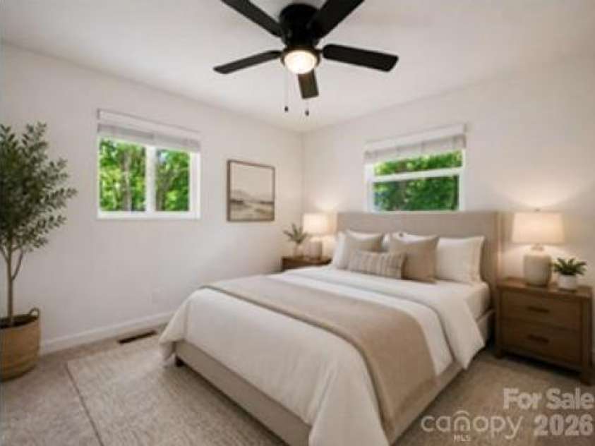 630 Ginger Cake Road, Lancaster, SC 29820.  MLS# CAR4378541, YatesRealty ID 24595. Virtually staged Primary bedroom