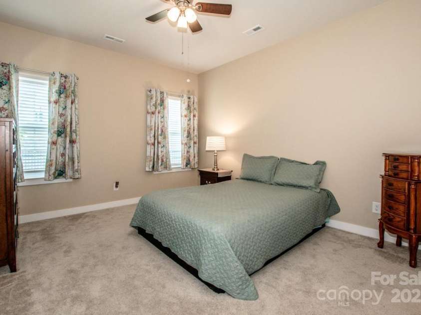 105 Chase View Lane, Troutman, NC 28166.  MLS# CAR4256483, YatesRealty ID 24599. Primary bedroom