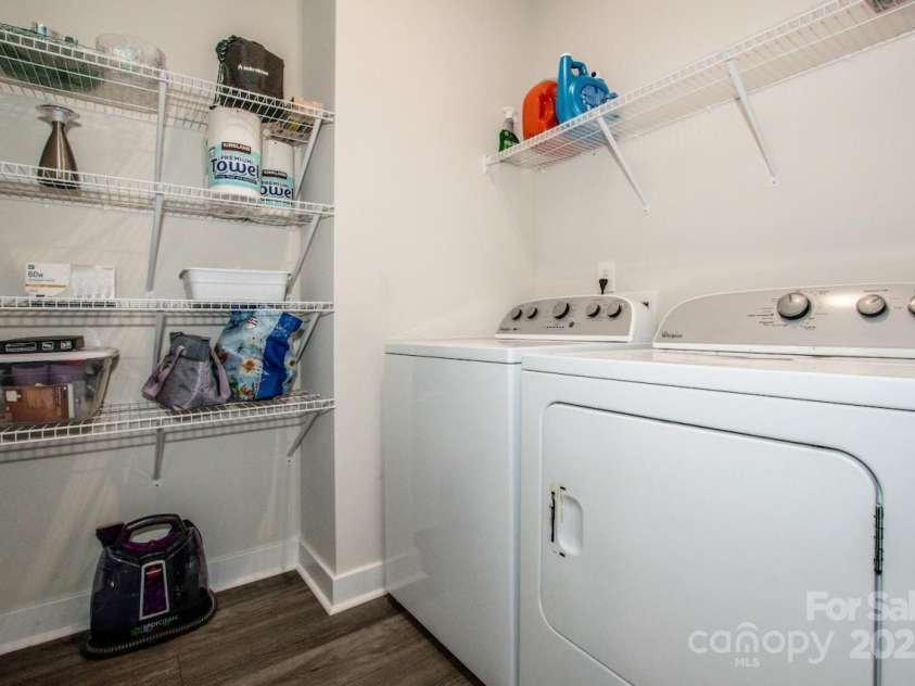 105 Chase View Lane, Troutman, NC 28166.  MLS# CAR4256483, YatesRealty ID 24599. Walk in Laundry room with extra storage
