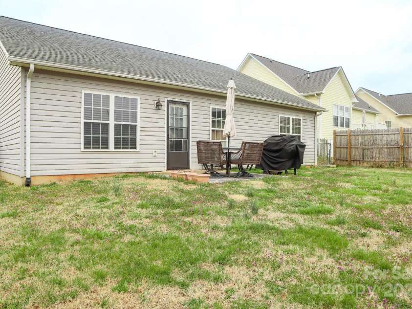 90 Elm Street, Morganton, NC 28655.  MLS# CAR4235791, YatesRealty ID 2460. Back of home