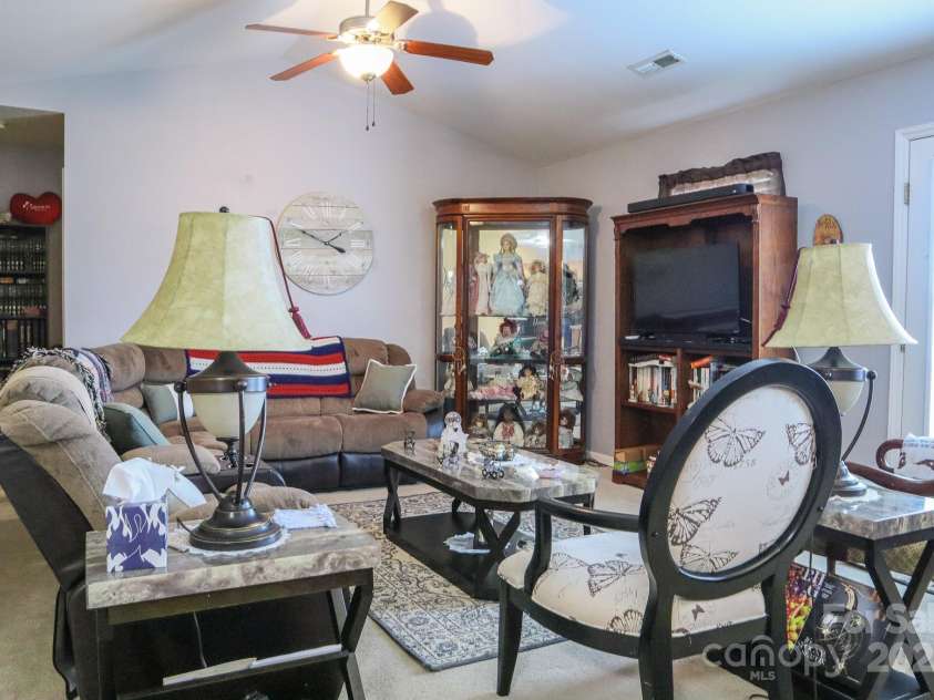 90 Elm Street, Morganton, NC 28655.  MLS# CAR4235791, YatesRealty ID 2460. Living Room