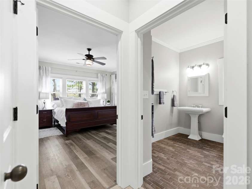 110 Soaring Mountain Drive, Waynesville, NC 28786.  MLS# CAR4378537, YatesRealty ID 24602. Lower level bedroom