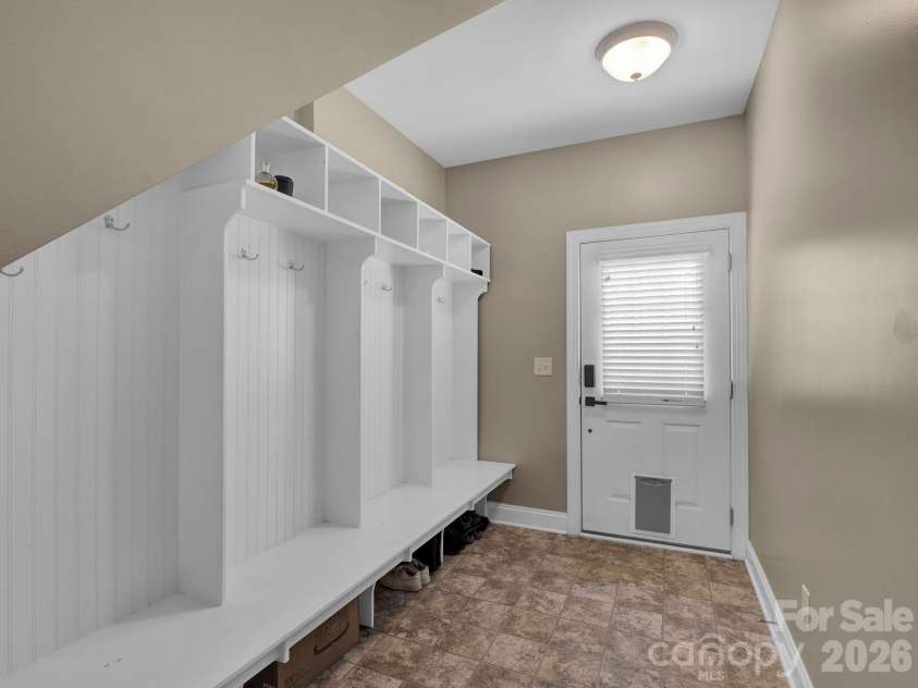 2652 Bedford Place, Concord, NC 28027.  MLS# CAR4368949, YatesRealty ID 24604. Mud room main floor
