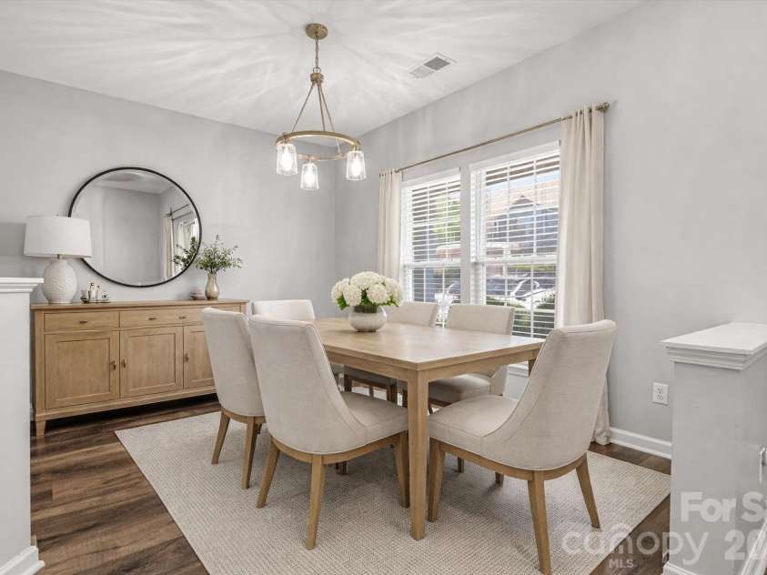 122 Kallie Loop, Mooresville, NC 28117.  MLS# CAR4367976, YatesRealty ID 24608. Bright dining area off kitchen. Virtually staged. 