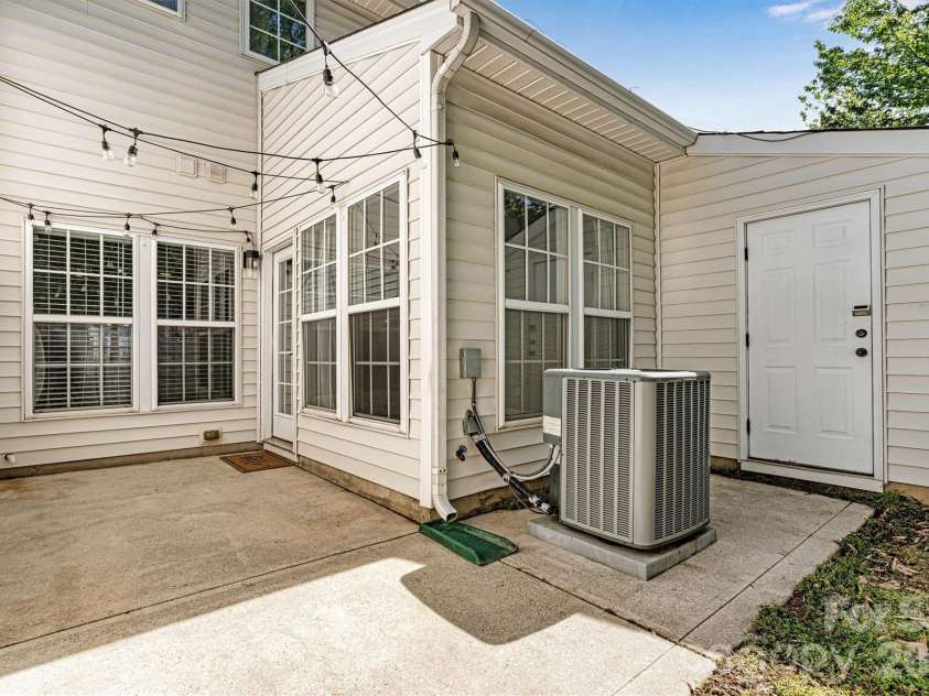 122 Kallie Loop, Mooresville, NC 28117.  MLS# CAR4367976, YatesRealty ID 24608. Outdoor storage closet. 