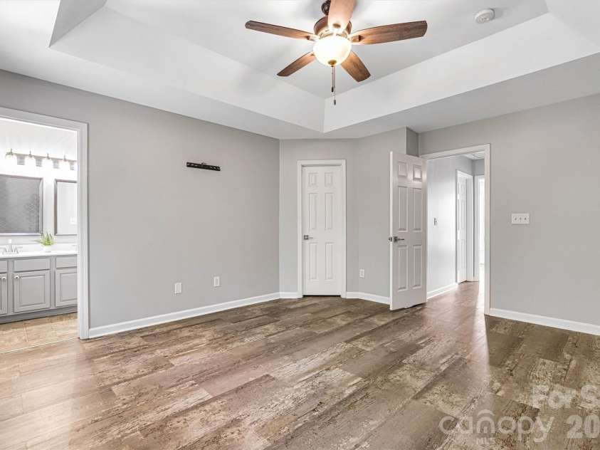 122 Kallie Loop, Mooresville, NC 28117.  MLS# CAR4367976, YatesRealty ID 24608. Primary bedroom on 2nd floor. 