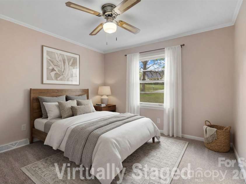 347 Red Fox Trail, Rock Hill, SC 29730.  MLS# CAR4363660, YatesRealty ID 24618. Virtually Staged Upper Level Bedroom 1