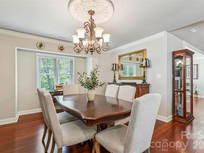 506 Hidden Creek Circle, Salisbury, NC 28147.  MLS# CAR4372810, YatesRealty ID 24619. Dining room