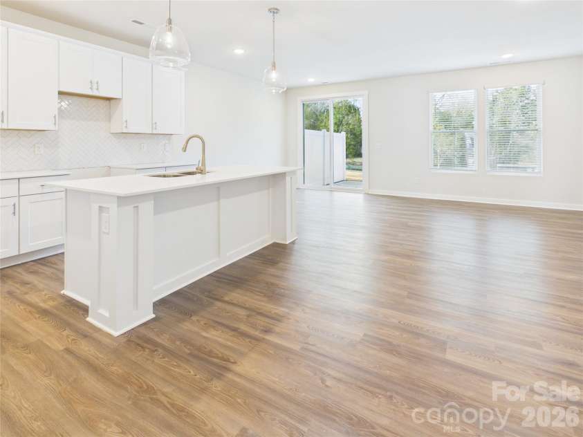 311 King Street, Kings Mountain, NC 28086.  MLS# CAR4349122, YatesRealty ID 2462. Breakfast area off of kitchen overlooks common open space out back.