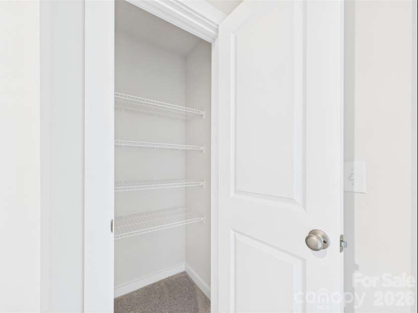311 King Street, Kings Mountain, NC 28086.  MLS# CAR4349122, YatesRealty ID 2462. Upstairs linen closet in hallway