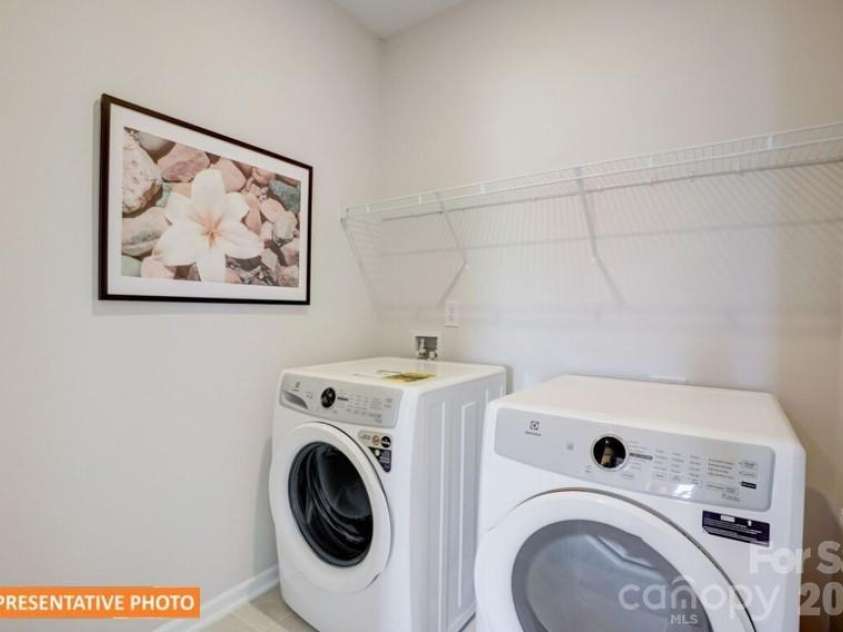 4239 Ruth Creek Court, Charlotte, NC 28216.  MLS# CAR4385601, YatesRealty ID 24640. 2nd Floor Laundry