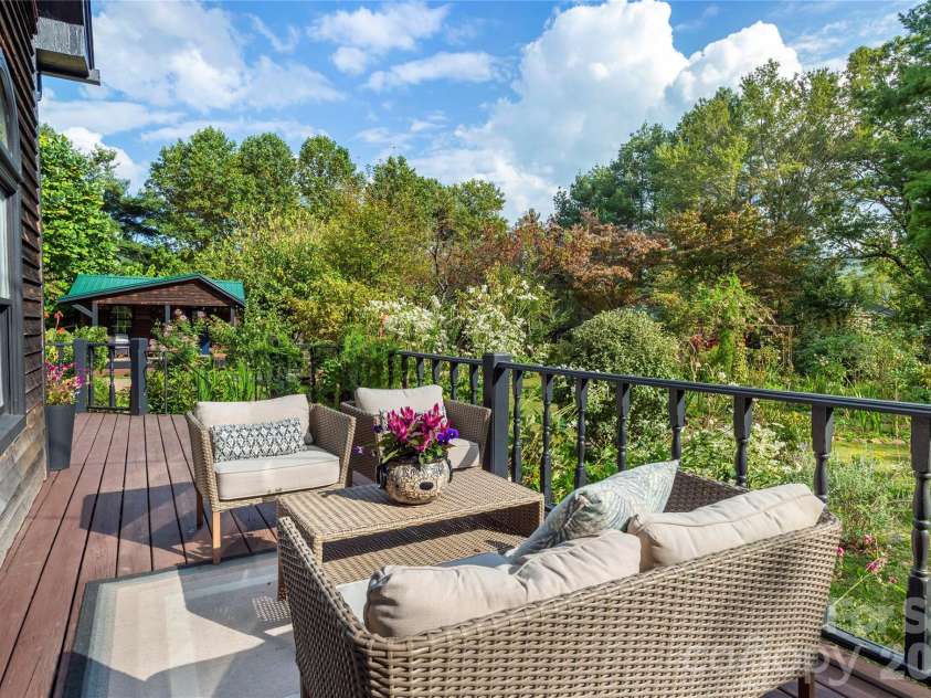 528 Padgettown Road, Black Mountain, NC 28711.  MLS# CAR4380747, YatesRealty ID 24642. Deck View