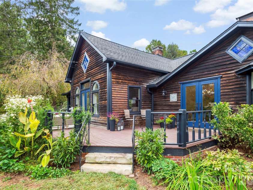 528 Padgettown Road, Black Mountain, NC 28711.  MLS# CAR4380747, YatesRealty ID 24642. Side View