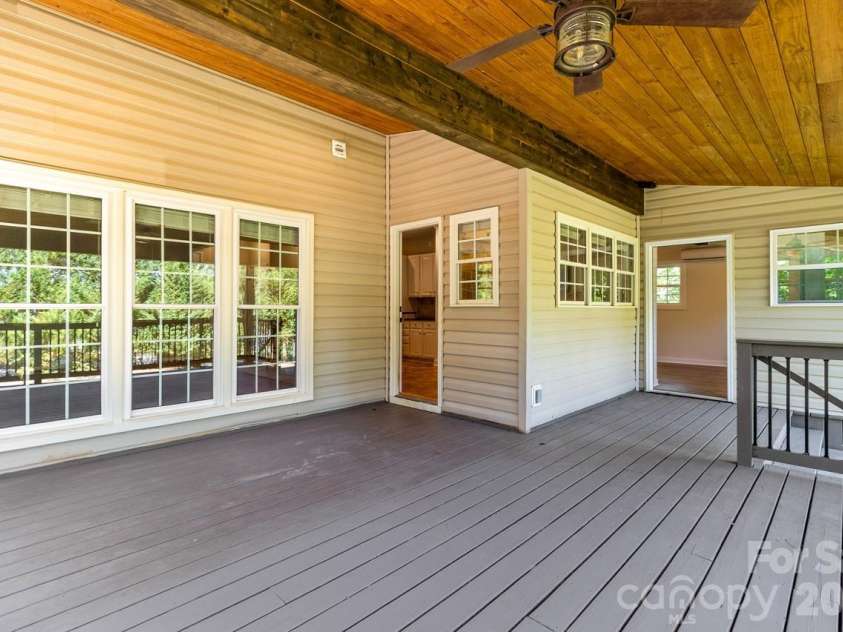107 Jib Lane, Mooresville, NC 28117.  MLS# CAR4382872, YatesRealty ID 24646. Covered Back deck