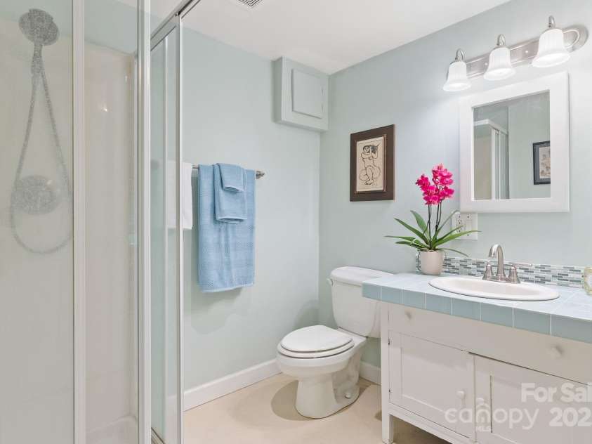 20 Pickens Lane, Weaverville, NC 28787.  MLS# CAR4267121, YatesRealty ID 24647. Main level bathroom