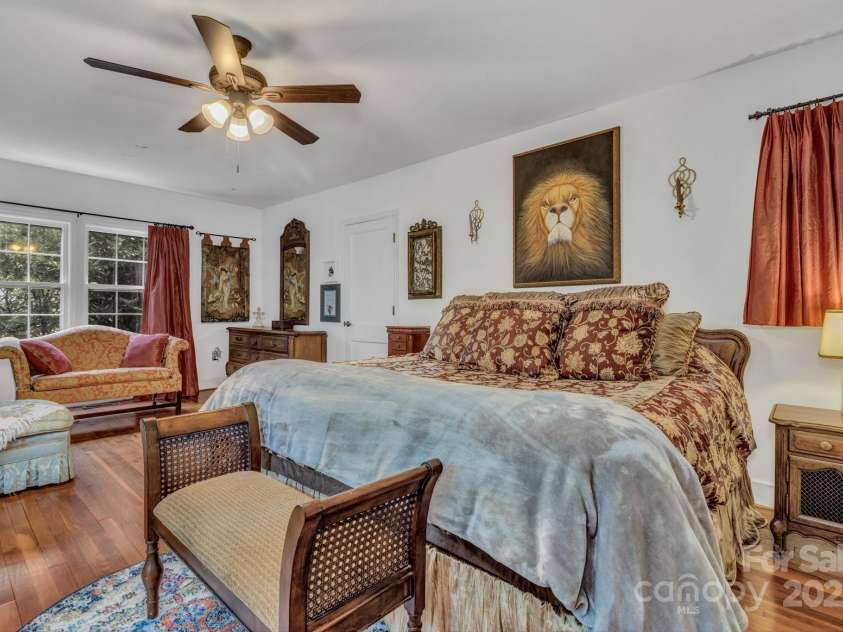 60 Meeks Road, Black Mountain, NC 28711.  MLS# CAR4269657, YatesRealty ID 24655. Primary Bedroom Suite