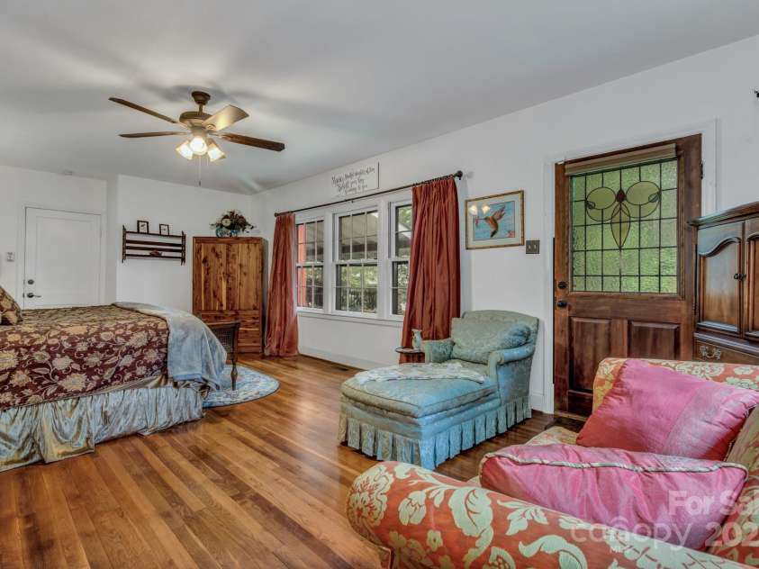 60 Meeks Road, Black Mountain, NC 28711.  MLS# CAR4269657, YatesRealty ID 24655. Primary Bedroom Suite