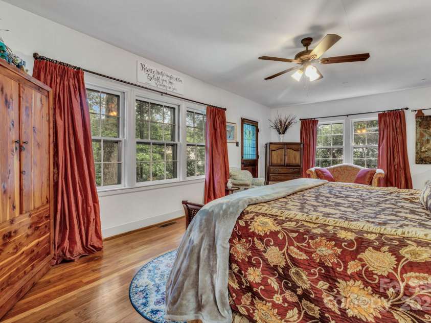 60 Meeks Road, Black Mountain, NC 28711.  MLS# CAR4269657, YatesRealty ID 24655. Primary Bedroom Suite