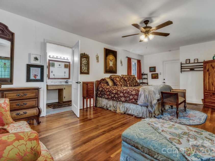 60 Meeks Road, Black Mountain, NC 28711.  MLS# CAR4269657, YatesRealty ID 24655. Primary Bedroom Suite