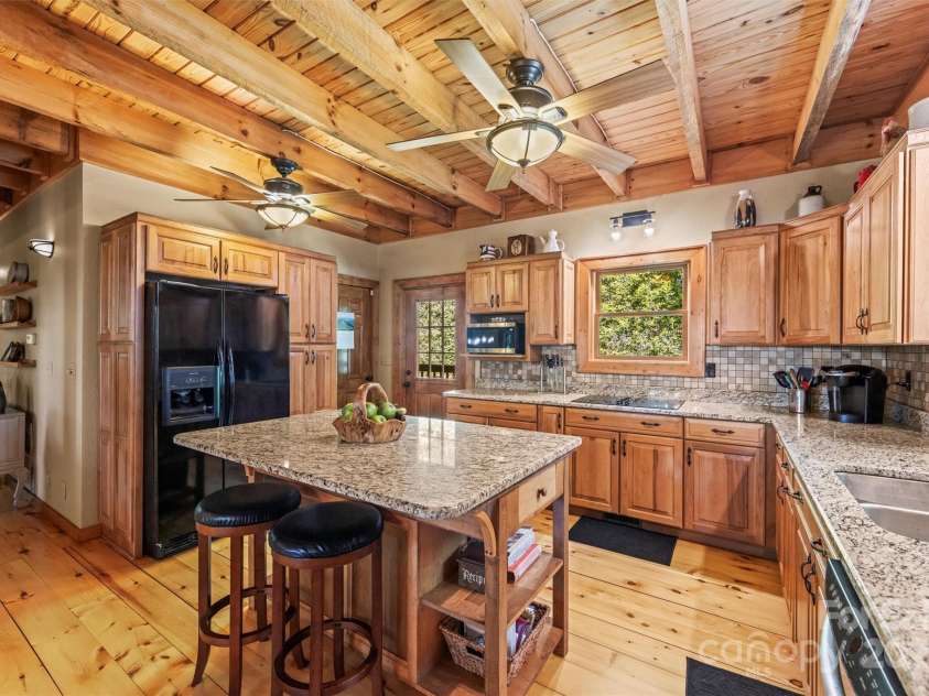 747 Bear Cove Circle, Bryson City, NC 28713.  MLS# CAR4278291, YatesRealty ID 24661. Large Kitchen for all your cooking needs