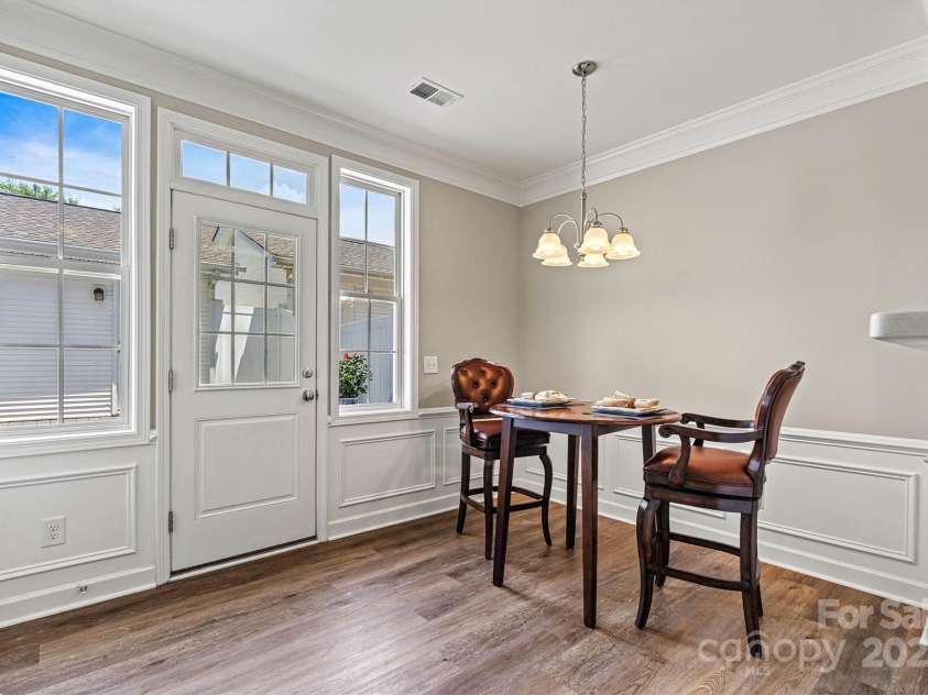110 Dime Lane, Mooresville, NC 28117.  MLS# CAR4258926, YatesRealty ID 24663. Back door leads to an amazing private patio